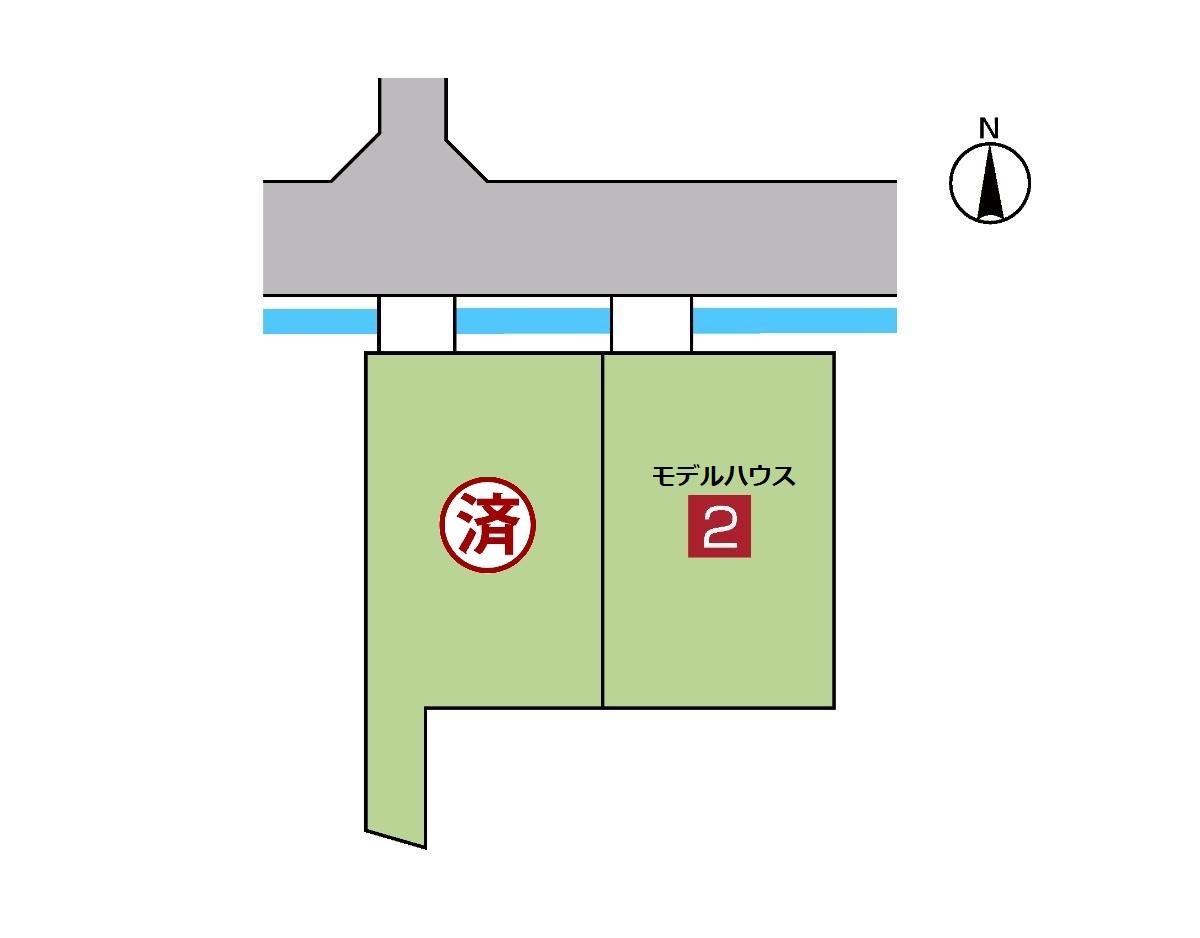 大垣市東町 モデルハウス 区画図