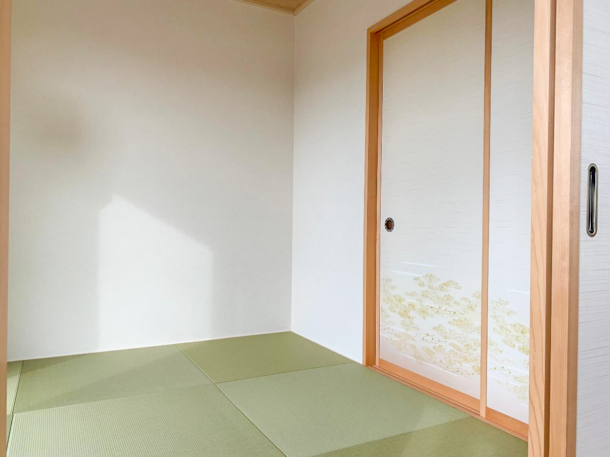 大垣市東町 モデルハウス 区画番号No.２ リビング横の和室。使い方はお好みで。