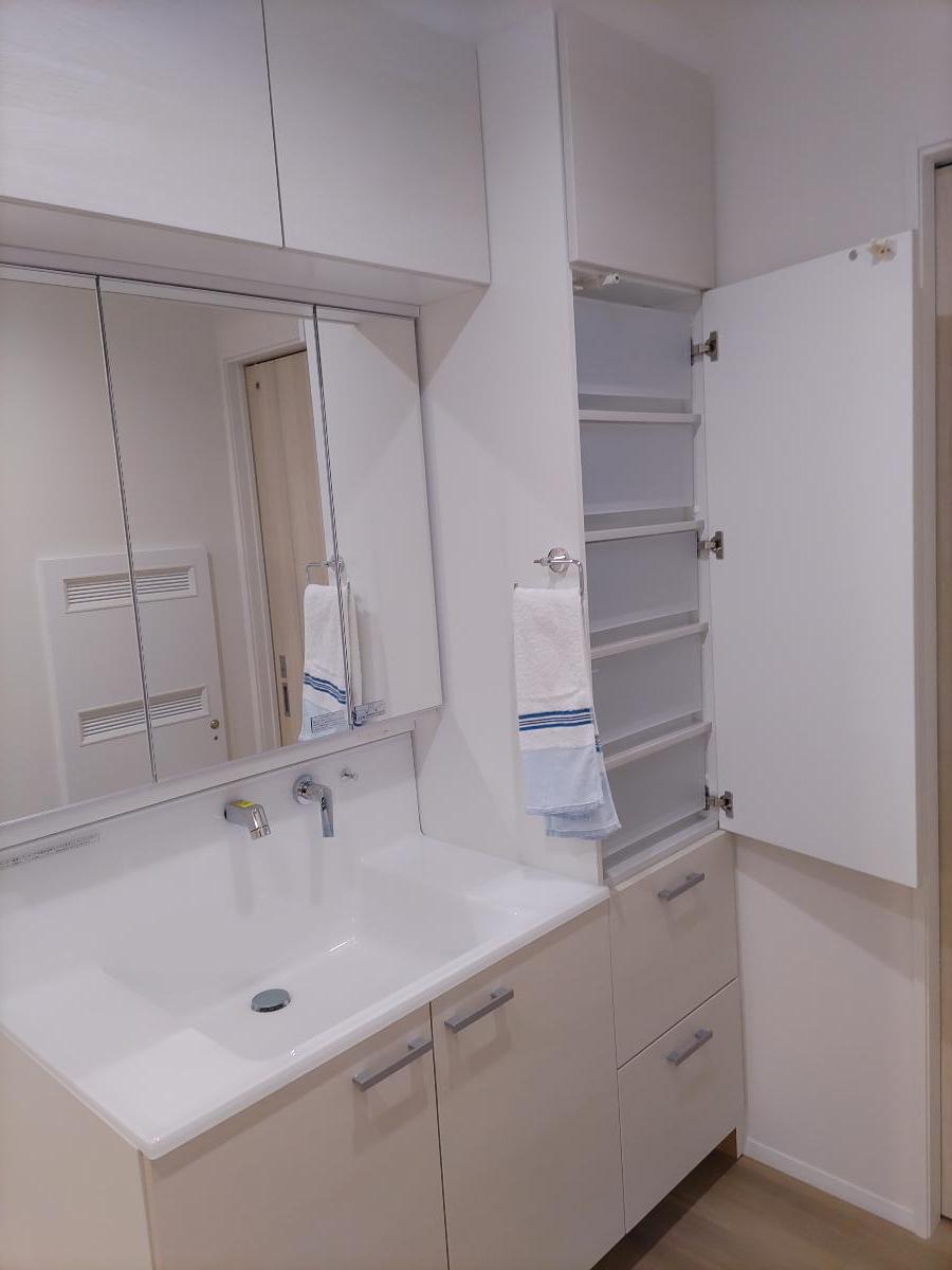椙杜ニュータウン２期 戸建 区画番号No.Ｄ１６ トールボックス付きで大容量な洗面台