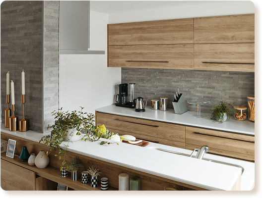 展示場のキッチン