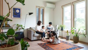 家族の団らんと趣味の空間を叶えた家