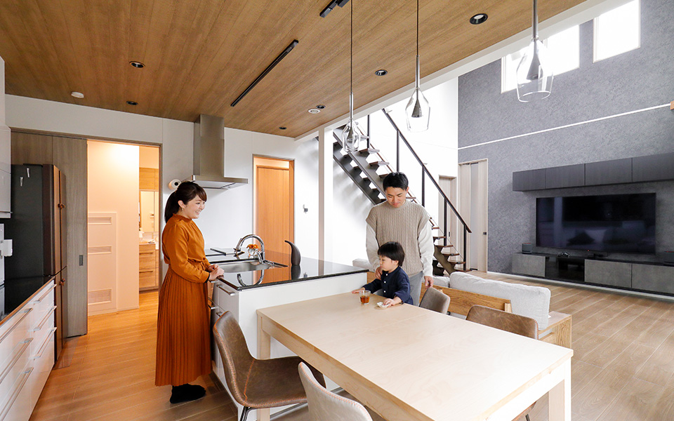 子どもも大人も毎日が快適。家事動線にこだわった住まい3