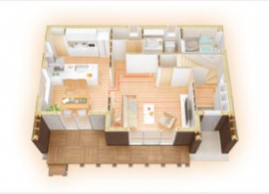 まさに『全館』暖房！！家じゅうが春のような暖かさで快適そのもの。身体全体が自然な暖かさ包まれる感覚、是非、展示場でご体感ください。