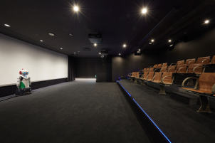 4次元型映画館で大迫力の映像を楽しむ事ができます！