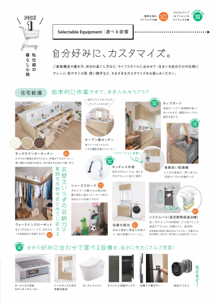 ★ライフスタイルに合わせたカスタマイズ！