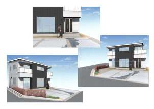 【完成現場見学会】3LDK 34坪 2階建ての住宅。家具・家電も備わっているため、実際の生活を想像できる非常に参考になる住宅となっております。