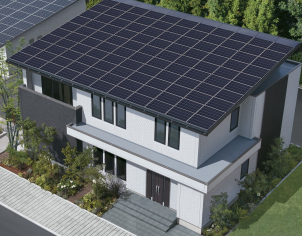 大容量の太陽光発電搭載で災害時も安心！
（写真はイメージです）
