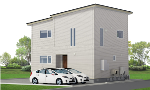 34坪2階建てi-cubeのお家です！
ランドリールームも兼ねる洗面脱衣別のスペースや、6.5帖の主寝室に広いWICを備えた快適なお家です。
ぜひ、ご覧ください。