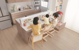 一条オリジナルの住宅設備が満載。キッチン、収納、洗面台、お風呂などご覧いただけます。

