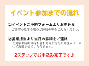 イベント参加方法のご案内です。ご確認よろしくお願いいたします。