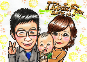 1組1枚の色紙に3名様まで♪
思い出作りと展示場見学をセットでご案内！！