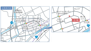 会場案内図★出雲市平田町7282-3
場所がご不明な場合は、こちらまでご連絡ください。0853-24-0111
