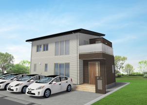 ☆2階建て4LDK 約31坪のリアルサイズのお家です☆約18帖LDK×大きな吹抜け✕和室×ルーフガーデン