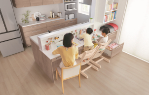 当社オリジナルのキッズカウンターキチン。人気です。