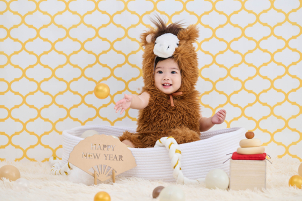 プロが撮影するお子様の可愛いお写真を無料プレゼント♪
家族写真も撮影可能です！