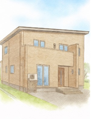 外壁は全面タイル張りでメンテナンスフリー