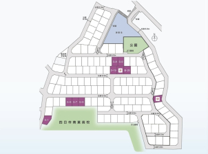 イオン四日市 尾平店など、商業施設も近く買い物も便利です。