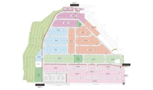【土地概要】■地目/宅地■用途地域/第一種低層住居専用
■土地面積/169.98㎡～184.90㎡(51.41坪～55.93坪)
■私道負担・道路/私道負担:無、道路幅員:6m
■建ぺい率・容積率/建ぺい率:50%・60%、容積率:80%
■工事完了時期/2025年3月頃■開発許可番号/建開第143000009号■開発面積/98154.01
㎡
■施設設備/電気:引込可、ガス:無(個別プロパン)、上水道:引込有(公営水道)、下水道:引込有
(公共下水道) ■土地の権利形態/所有権■取引態様/売主
■取引条件有効期限/2026年9月末