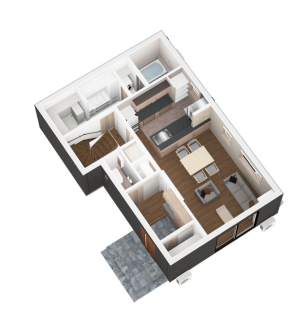 水回りからファミリークローゼットに直結のラクラク動線！