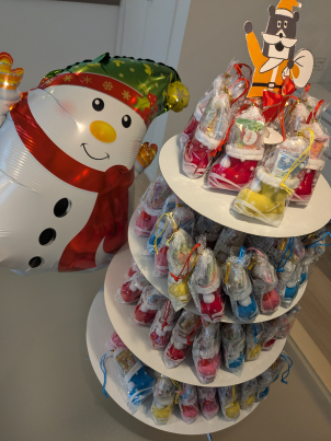 ご来場の皆様に【お菓子ブーツ】をプレゼント！Merry X'mas!!