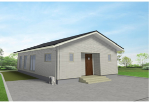 平屋 全館床暖房 4LDK