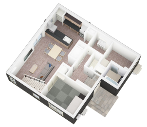 ゆとりある3.5帖のランドリールームでラクラク生活♪