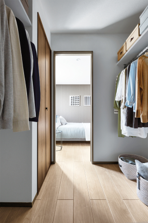 1階と2階にウォークインクローゼット！