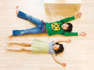 火元がなく安全！空気もクリーン！
キッズデザイン賞も受賞しています。