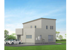 延床面積：約３６．１７坪
断熱等級７取得！
こだわりの回遊同線◎