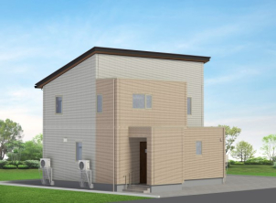 商品タイプ：グランスマート
35坪/2階建て/4LDK
＃全面タイル張り＃全館床暖房