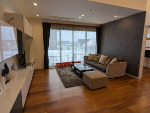 18帖の大空間リビング！
家族との団らんに！