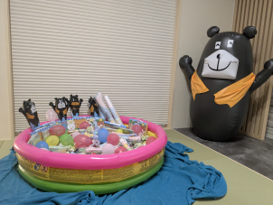 つり竿でおもちゃを吊り上げよう！！
