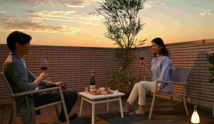 バルコニー付き2階建て５LDKで住まいの見学会を開催します！


