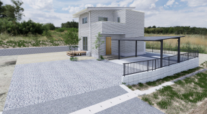 ★山口市開催★2階建て　4SLDK　34.56坪★書斎あり★家事楽動線★