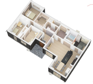 全室床暖房完備☆彡家族が集まる空間とプライベート空間を分けた間取りとなっております。和室空間は旦那様こだわりの個室です♪