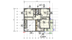 吹抜けがあり、大きな窓もついているので日当たり抜群の開放的なLDKとなっております。