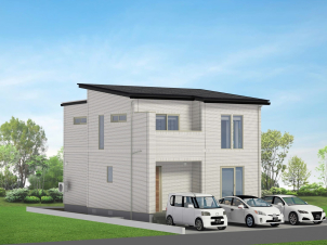 外壁は全面タイル貼りで重厚感抜群！