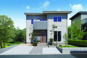 全面タイル外壁！！
セルフクリーニング付き