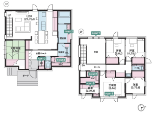 約２２帖のLDKや、フロントオープン型食洗機もみどころです！