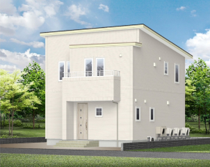 2階建て35坪４LDKのお住まいです