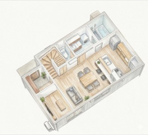 間取りや家具の配置など、ご参考いただけるポイントがたくさんあります！