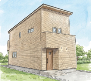 パースはイメージです。