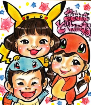 お子様のお好きなキャラクターとのコラボも可能です！