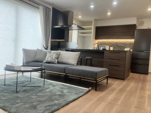 家具や家電も設置されており、リアルな生活をイメージできます！