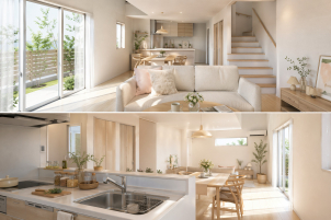 家事導線、子育てのしやすさを追求した間取りです！実際の生活をイメージしていただきながら是非ご覧ください！