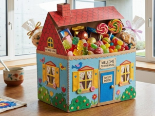 MYおうちバッグで有名お菓子つかみ取り！