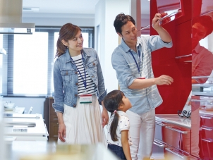 是非ご家族皆様で！
キッチンなどの設備の使い勝手もお確かめください！