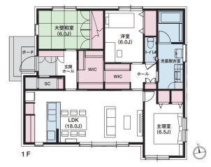☆30坪　3LDK平屋☆<br><br>#GRAND SMART#フロントオープン食洗機#大容量ウォークインクローゼット