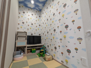 キッズスペースも完備！
お子様連れの方もご安心いただけます。