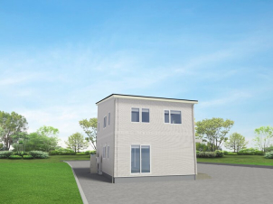 二階建てのお家です。